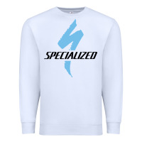 White Specialized Bikes Bicycle Premium Sweatshirt - linhVisuals