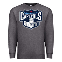 Charcoal Heather madison capitols Premium Sweatshirt - linhVisuals