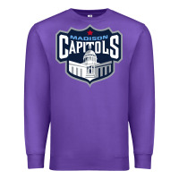 Purple madison capitols Premium Sweatshirt - linhVisuals