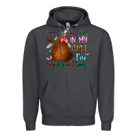 Smoke i may look calm but in my head ive pecked you 3 ti Zipper Hoodie - JahusDesignShop