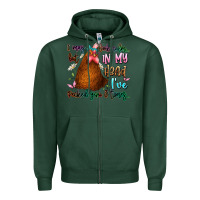 Sports Green i may look calm but in my head ive pecked you 3 ti Zipper Hoodie - JahusDesignShop