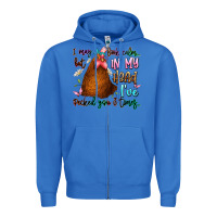 True Royal i may look calm but in my head ive pecked you 3 ti Zipper Hoodie - JahusDesignShop
