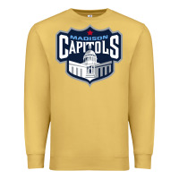 Antique Gold madison capitols Premium Sweatshirt - linhVisuals