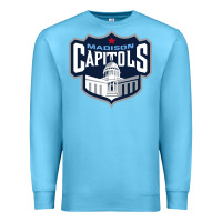 Ocean Blue madison capitols Premium Sweatshirt - linhVisuals