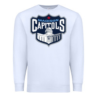 White madison capitols Premium Sweatshirt - linhVisuals