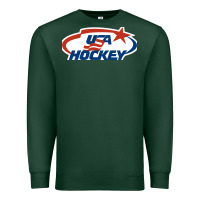 Sports Green usa hockey Premium Sweatshirt - linhVisuals