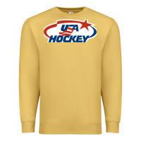 Antique Gold usa hockey Premium Sweatshirt - linhVisuals