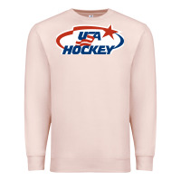 Pale Pink usa hockey Premium Sweatshirt - linhVisuals