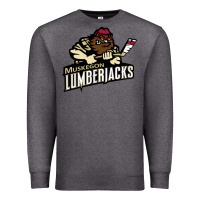 Charcoal Heather muskegon lumberjacks dc143c Premium Sweatshirt - linhVisuals