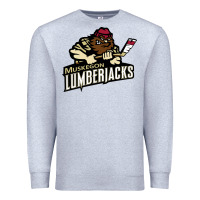 Heather Grey muskegon lumberjacks dc143c Premium Sweatshirt - linhVisuals
