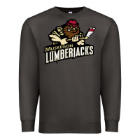 Smoke muskegon lumberjacks dc143c Premium Sweatshirt - linhVisuals