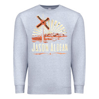 Heather Grey Jason Aldean Premium Sweatshirt - linhVisuals