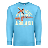 Ocean Blue Jason Aldean Premium Sweatshirt - linhVisuals