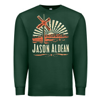 Sports Green Jason Aldean Premium Sweatshirt - linhVisuals