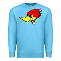 Ocean Blue woody woodpecker tshirt Premium Sweatshirt - linhVisuals