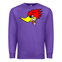 Purple woody woodpecker tshirt Premium Sweatshirt - linhVisuals