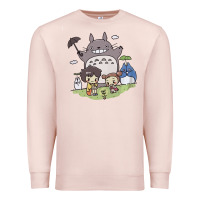 Pale Pink totorooo tshirt Premium Sweatshirt - linhVisuals