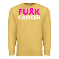 Antique Gold fck cancer Premium Sweatshirt - linhVisuals