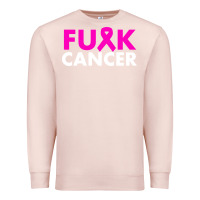 Pale Pink fck cancer Premium Sweatshirt - linhVisuals