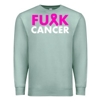 Seafoam fck cancer Premium Sweatshirt - linhVisuals