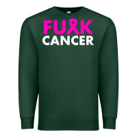 Sports Green fck cancer Premium Sweatshirt - linhVisuals