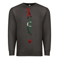 Smoke Maldives Map Flag Drawing Line Art Premium Sweatshirt - linhVisuals