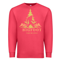 Cardinal bigfoot t  shirt bigfoot take me away t  shirt Premium Sweatshirt - linhVisuals