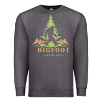 Bigfoot T  Shirt Bigfoot Take Me Away T  Shirt Premium Sweatshirt | Teevron