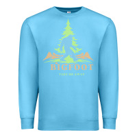 Ocean Blue bigfoot t  shirt bigfoot take me away t  shirt Premium Sweatshirt - linhVisuals