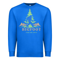 True Royal bigfoot t  shirt bigfoot take me away t  shirt Premium Sweatshirt - linhVisuals