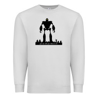 Dove Grey iron giant Premium Sweatshirt - linhVisuals