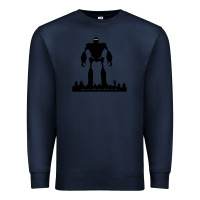 Navy iron giant Premium Sweatshirt - linhVisuals