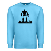 Ocean Blue iron giant Premium Sweatshirt - linhVisuals