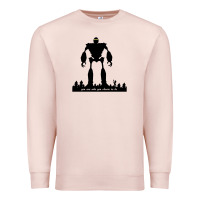 Pale Pink iron giant Premium Sweatshirt - linhVisuals