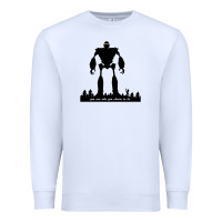 White iron giant Premium Sweatshirt - linhVisuals
