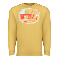 Antique Gold tractor t  shirt tractor t  shirt Premium Sweatshirt - linhVisuals