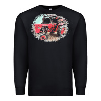 Black tractor t  shirt tractor t  shirt Premium Sweatshirt - linhVisuals