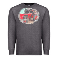 Charcoal Heather tractor t  shirt tractor t  shirt Premium Sweatshirt - linhVisuals