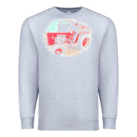 Heather Grey tractor t  shirt tractor t  shirt Premium Sweatshirt - linhVisuals