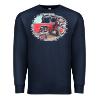 Navy tractor t  shirt tractor t  shirt Premium Sweatshirt - linhVisuals