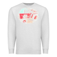 Oatmeal Heather tractor t  shirt tractor t  shirt Premium Sweatshirt - linhVisuals