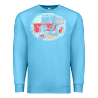 Ocean Blue tractor t  shirt tractor t  shirt Premium Sweatshirt - linhVisuals