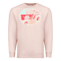 Pale Pink tractor t  shirt tractor t  shirt Premium Sweatshirt - linhVisuals