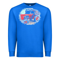 True Royal tractor t  shirt tractor t  shirt Premium Sweatshirt - linhVisuals