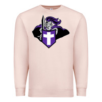 Pale Pink holy cross crusaders Premium Sweatshirt - linhVisuals