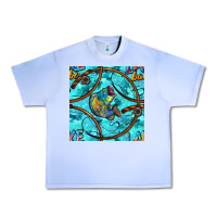 Grape Ice Lake Babe And Fish With Camouflage Seamless Pattern Urban Heavy Tee - BundleAndBundleShop