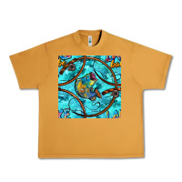 Peanut Butter Lake Babe And Fish With Camouflage Seamless Pattern Urban Heavy Tee - BundleAndBundleShop