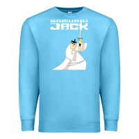 Ocean Blue samurai jack Premium Sweatshirt - linhVisuals