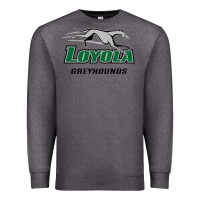 Charcoal Heather loyola (md) greyhounds Premium Sweatshirt - linhVisuals
