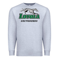Heather Grey loyola (md) greyhounds Premium Sweatshirt - linhVisuals